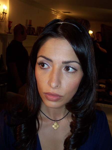 Sara Shahi smooth hair